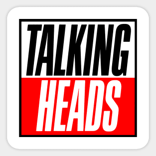 Talking Heads Sticker